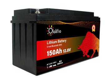   Baterie LiFePO4 12,8V 150Ah Olalitio Smart BMS s Bluetooth