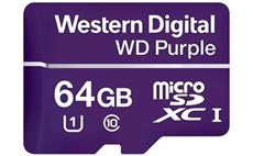 64GB Western Digital PURPLE MicroSDXC paměťová karta