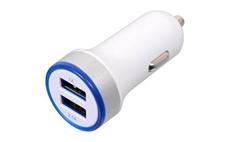 Auto zástrčka Compass 07406 2xUSB 12-24V 5V/2100mA do autozapalovače