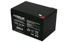 Baterie olověná 12V / 15Ah XTREME/Enerwell bezúdržbový akumulátor