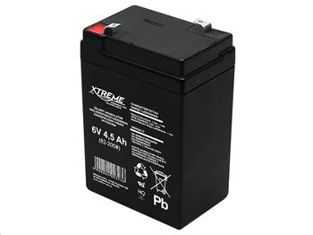 Baterie olověná   6V /  4,5Ah  XTREME / Enerwell bezúdržbový gelový akumulátor