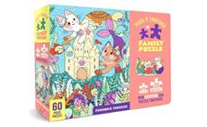 Chronicle Books Rodinné puzzle Purrmaid Paradise 60 dílků