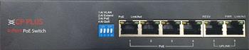 CP-ANW-HP4H2-6 Čtyřportový 10/100 Mbps PoE switch s 2x 100 Mbps uplinkem