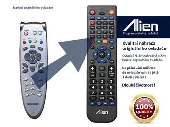 Dálkový ovladač ALIEN Homecast S 3000 CR, CICR, CI, FTA - náhrada