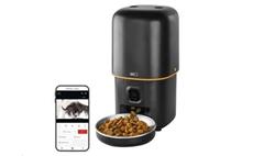 Dávkovač krmiva s kamerou EMOS H6004 GoSmart, 4 l, černý, Wi-Fi