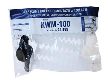 Hmoždinka KWM-100 sada 4 ks + 1x klíč do polystyrénu 98x18 --CENA BLISTR-