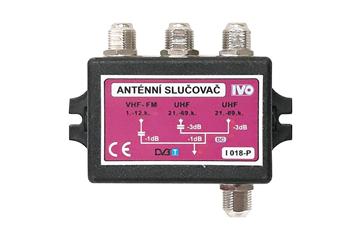 IVO I018-P slučovač VHF-FM/UHF/UHF
