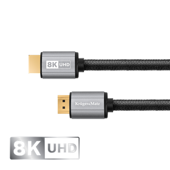 Kabel HDMI-HDMI 2.1 8K Kruger&Matz 0,9 m