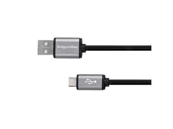 Kabel KRUGER & MATZ KM1240 USB-C - USB-A kabel 1,8m