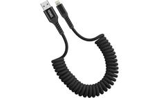 Kabel USB A/Lightning YENKEE YCU 502 BK kroucený