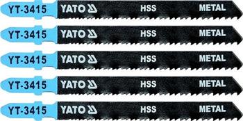 List pilový do přímočaré pily 100 mm na kov TPI24-10 5 ks YT-3415
