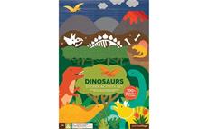 Petit Collage Znovupoužitelné samolepky se scénou Dinosauři