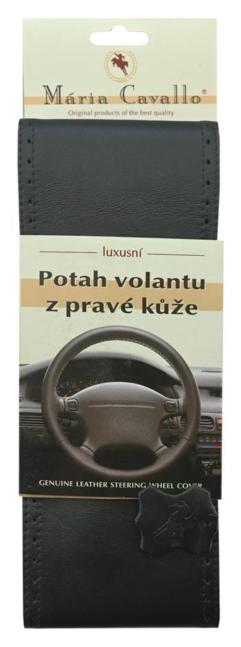 Potah volantu omotávací z pravé kůže A černý