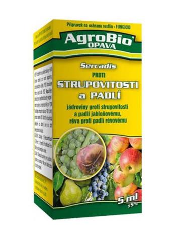 Přípravek proti strupovitosti a padlí AGROBIO Sercadis 5ml