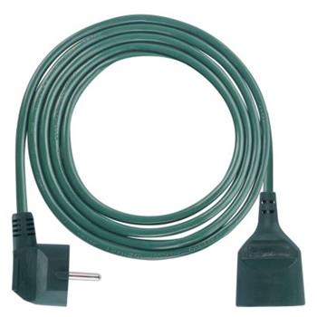 Prodlužovací kabel - spojka EMOS P0112Z 2 m,zelený, PVC, 1 mm2