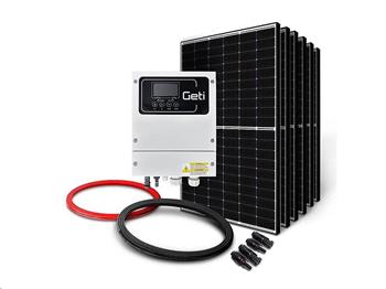 Sada pro FV ohřev vody GETI GWH02D 2490W 6x PV Ja Solar