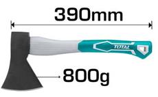 Sekera, sklolaminátová násada, 800g TOTAL-TOOLS