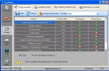 SW TouchScan v češtině na CD - ELM 327 - DIAG