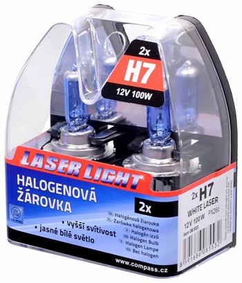 Žárovka 12V H7 100W PX26d WHITE LASER 2ks